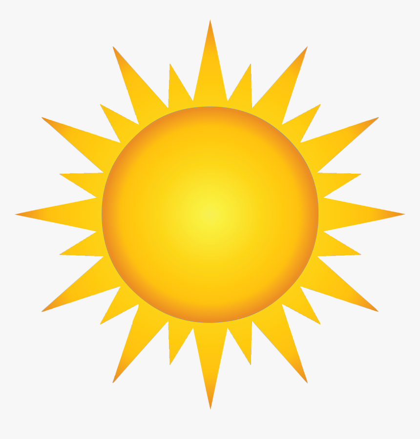 Hot Sun Vector Clipart , Png Download - Transparent Hot Sun Vector, Png Download, Free Download