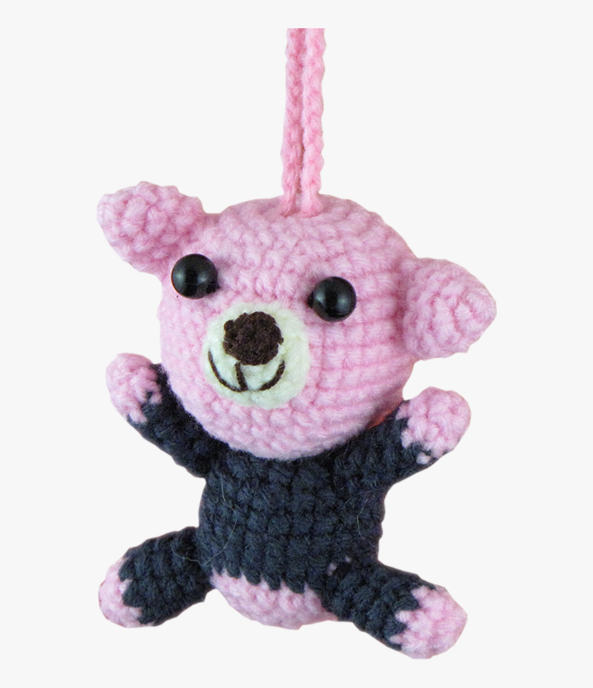 Crochet Bear Ornament Style - Teddy Bear, HD Png Download, Free Download