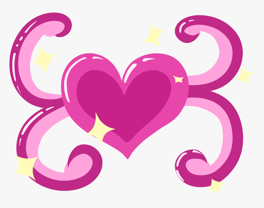 Heart Png Clipart - Pink Heart Cutie Mark, Transparent Png, Free Download