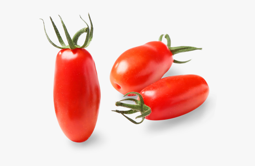 Three Marzanito Mini San Marzano Tomatoes - San Marzano Tomato Png, Transparent Png, Free Download