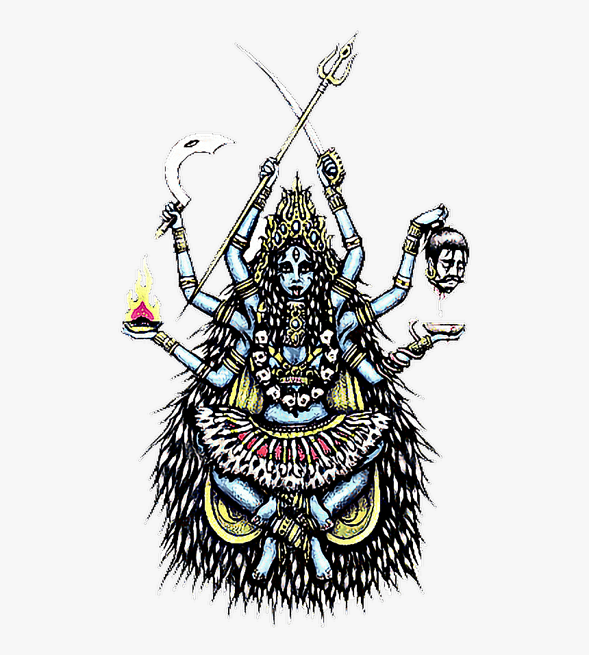 #stickers #maakali #kali #kaligoddess #hindu #india - Kali Goddess, HD Png Download, Free Download