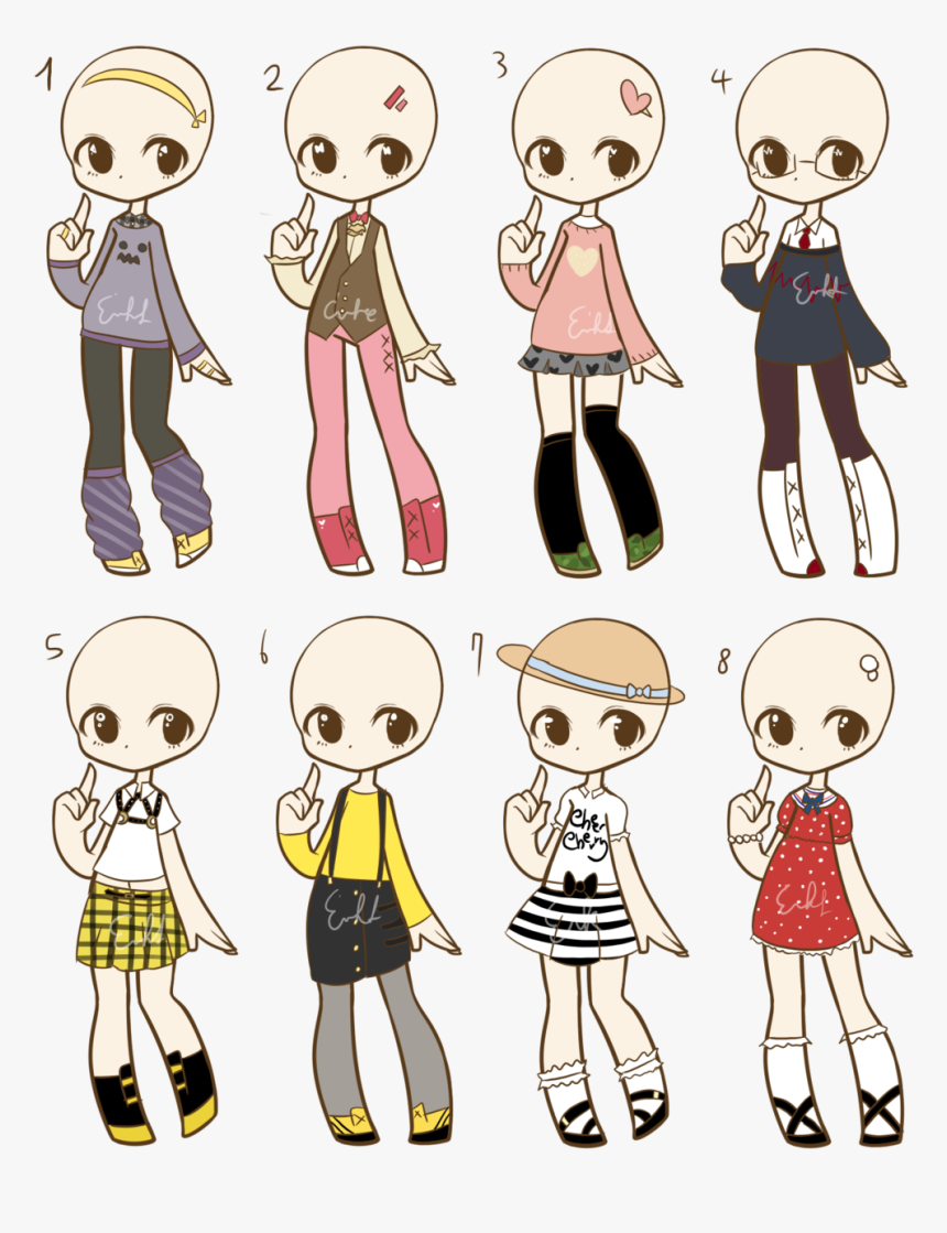 Collection Of Free Drawing Clothing Chibi Download - Chibi Anime