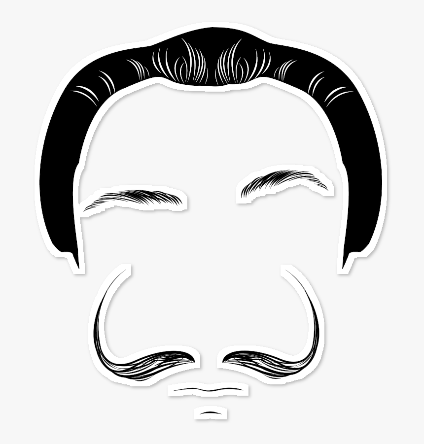 Adesivo Salvador Dali Moustache De Marcos Limana - Dali Minimalist, HD Png Download, Free Download