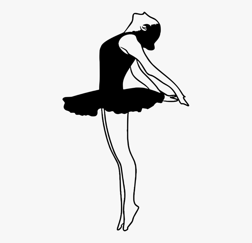 Performing Arts,art,monochrome Photography - Ballet Dancer Line Drawing, HD Png Download, Free Download