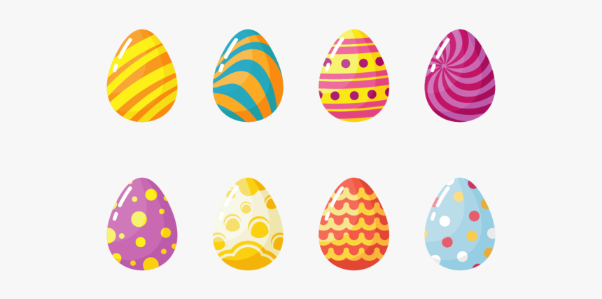 Easter Eggs Icons Vector - Easter Eggs Icons, HD Png Download, Free Download