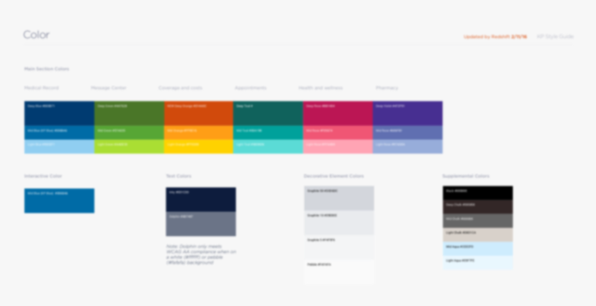 Color Palette - Kaiser Permanente Brand Colors, HD Png Download, Free Download