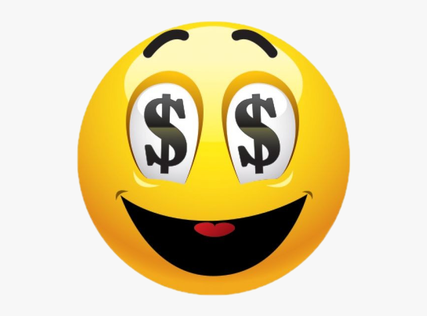 Money Smiley Smile Yellow Fun Eyes - Smiley, HD Png Download, Free Download