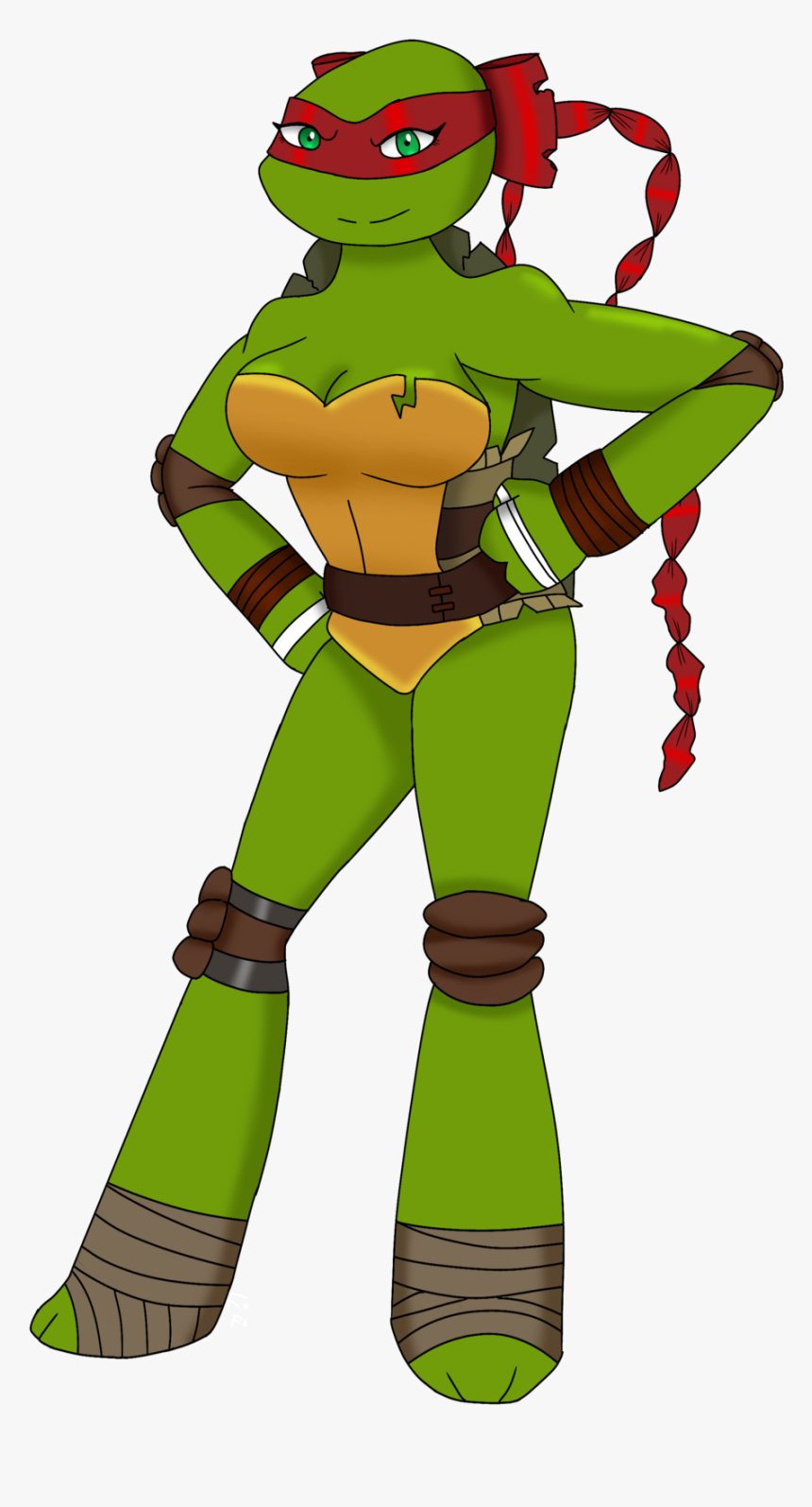 Image - Ninja Turtle Raphael Female, HD Png Download, Free Download