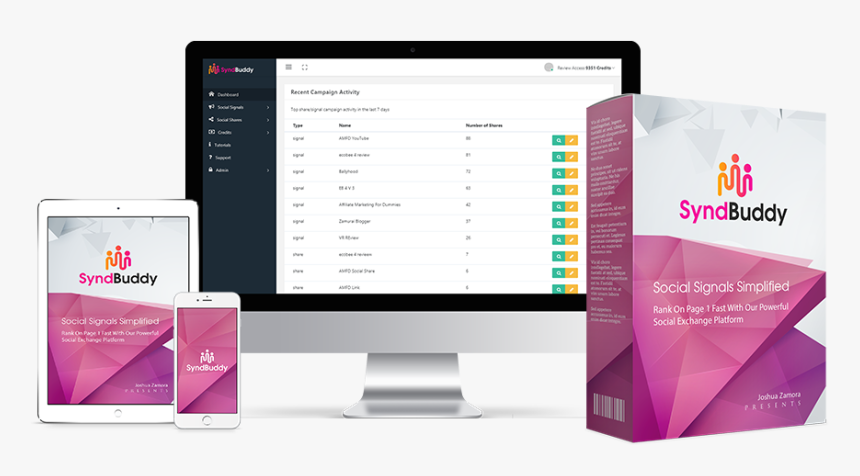 Syndbuddy-review - Syndbuddy, HD Png Download, Free Download