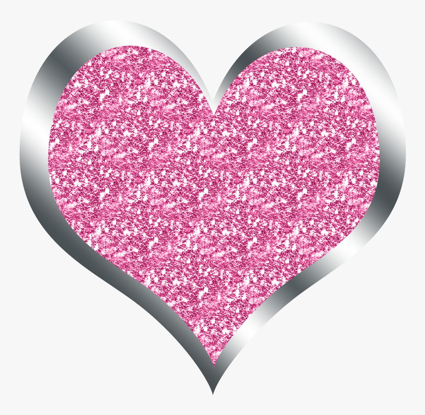 Transparent Pixel Hearts Png - Pink Glitter Hearts Background, Png Download, Free Download