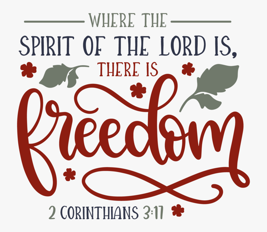 2 Corinthians 3 17 6676 - Calligraphy, HD Png Download, Free Download