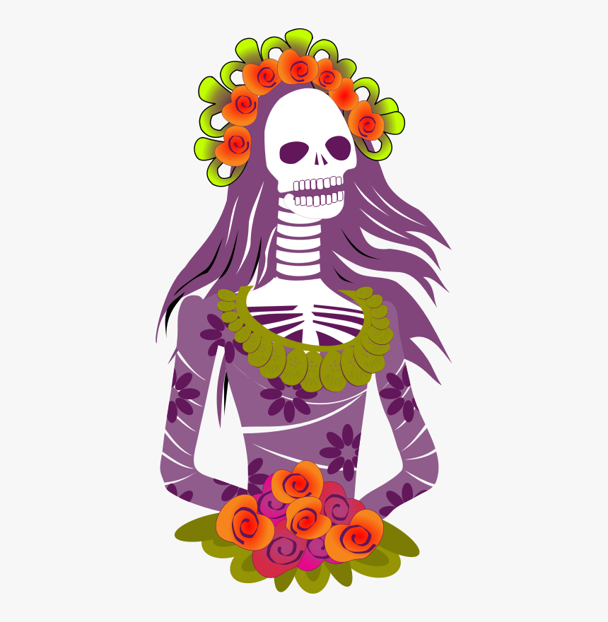 Clipart - Calavera - Calaveras Clipart, HD Png Download, Free Download