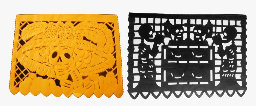 Papel Picado Naranja Dia De Muertos, HD Png Download, Free Download