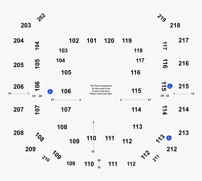 James Brown Arena Seating Chart, HD Png Download, Free Download