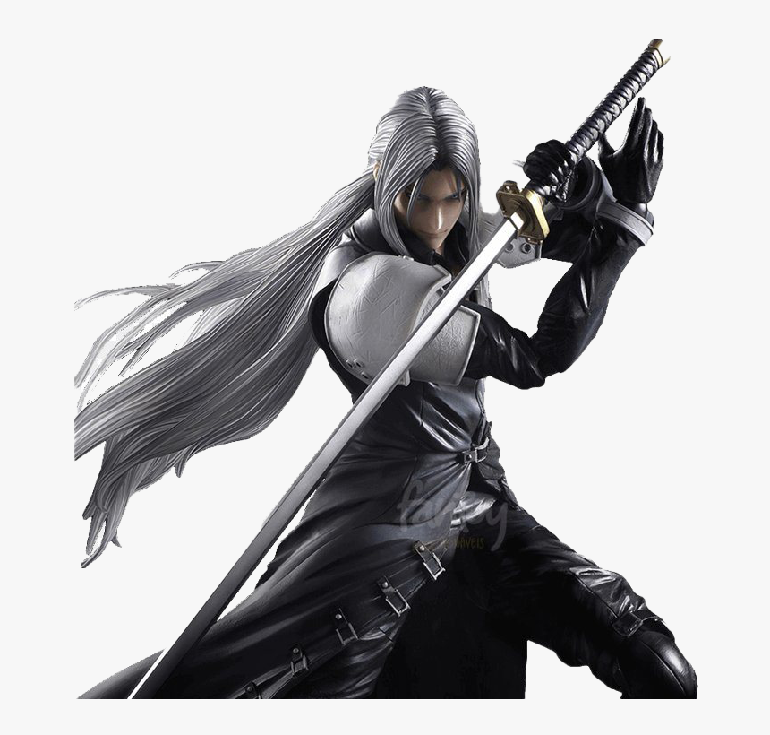 Final Fantasy Vii Remake Png Download Image - Sephiroth Action Figure, Transparent Png, Free Download