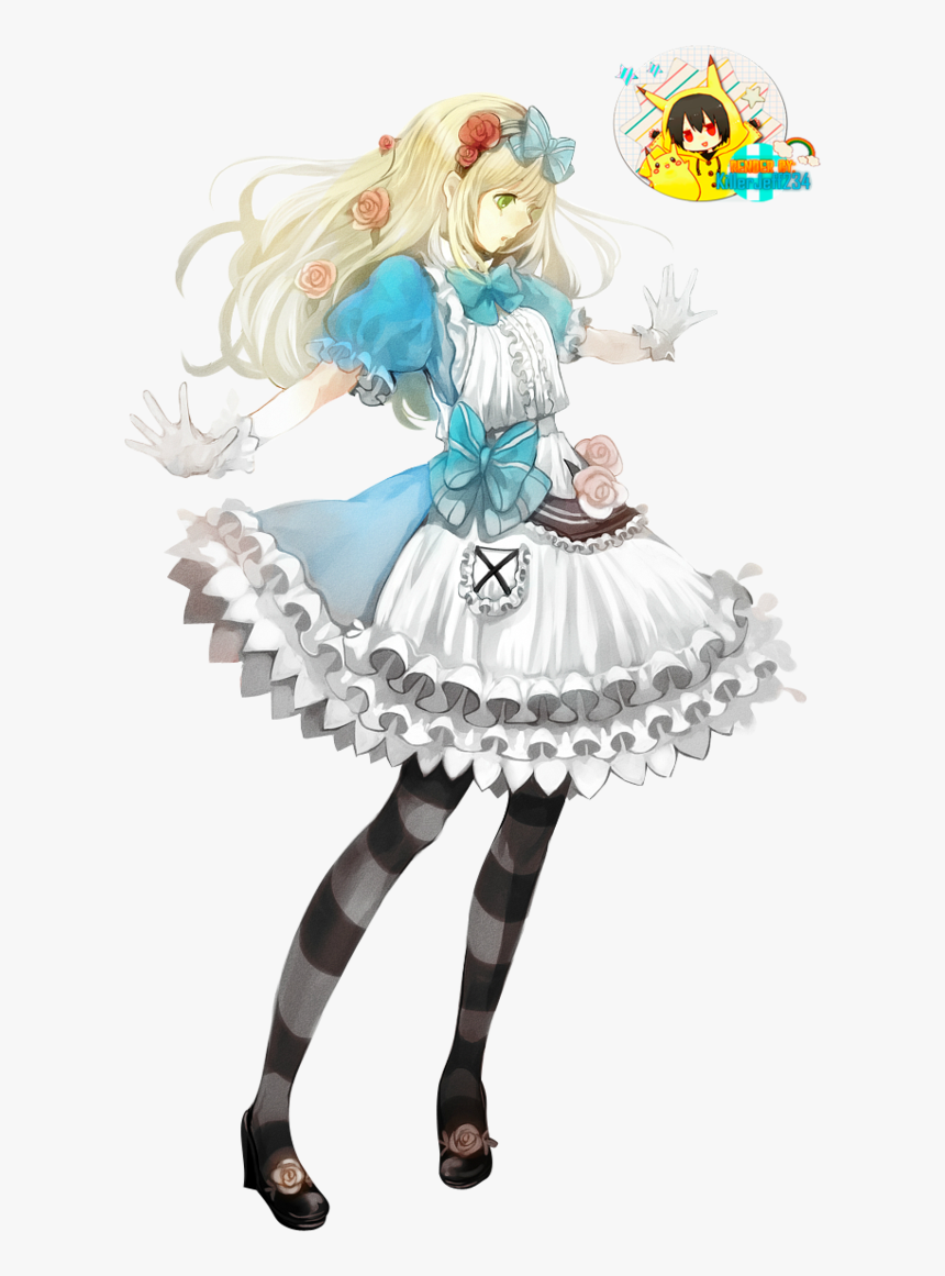 Alice In Wonderland Anime Png - Queen Of Hearts Illustration Alice In Wonderland, Transparent Png, Free Download