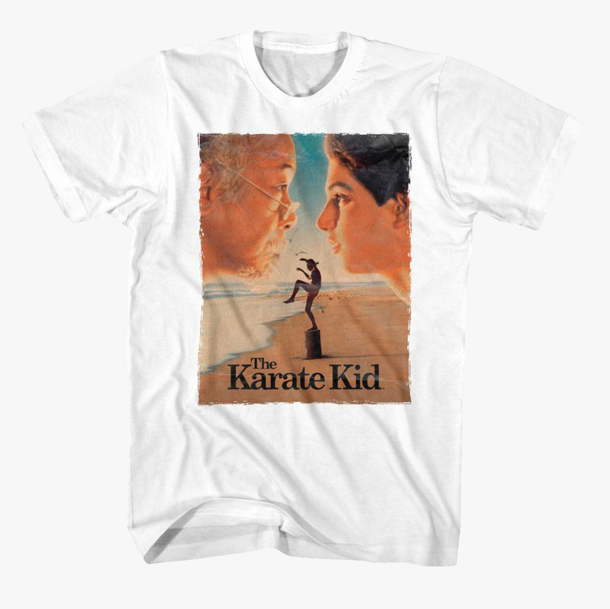 Movie Poster Karate Kid T-shirt - White Def Leppard T Shirt, HD Png Download, Free Download