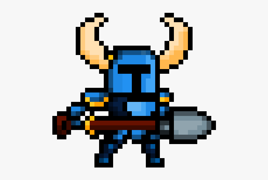 Pixel Art Shovel Knight, HD Png Download - kindpng