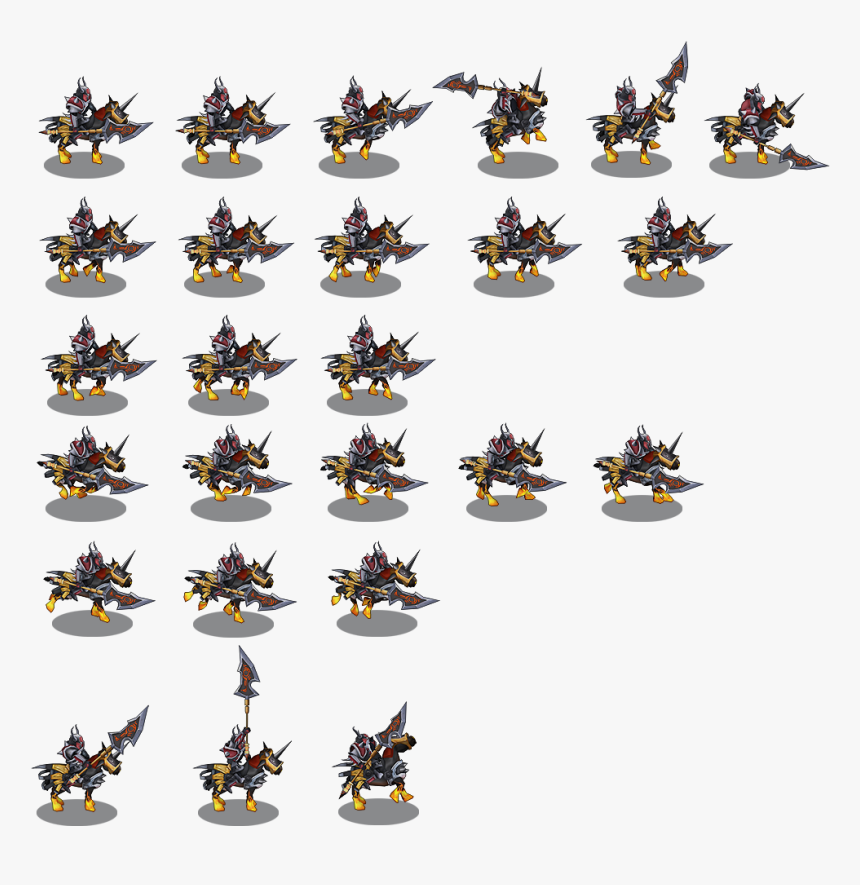 Mobile Fury Knight Boss - Knight Rpg Sprite Sheet, HD Png Download, Free Download