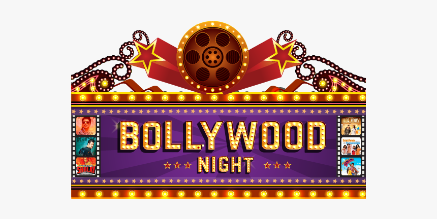 Bollywood Night Text Png, Transparent Png, Free Download