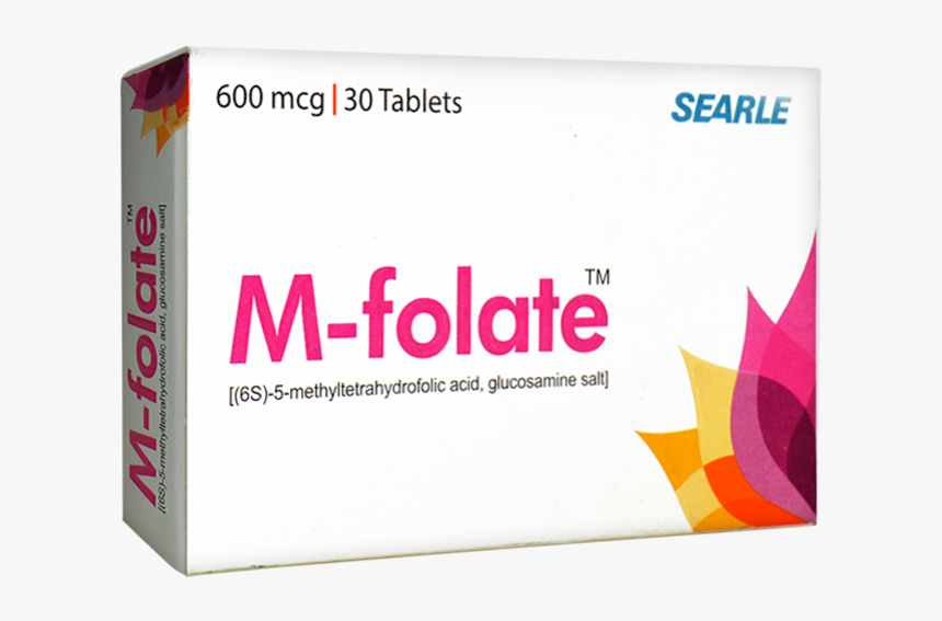 M Folate 600mcg - Graphic Design, HD Png Download, Free Download