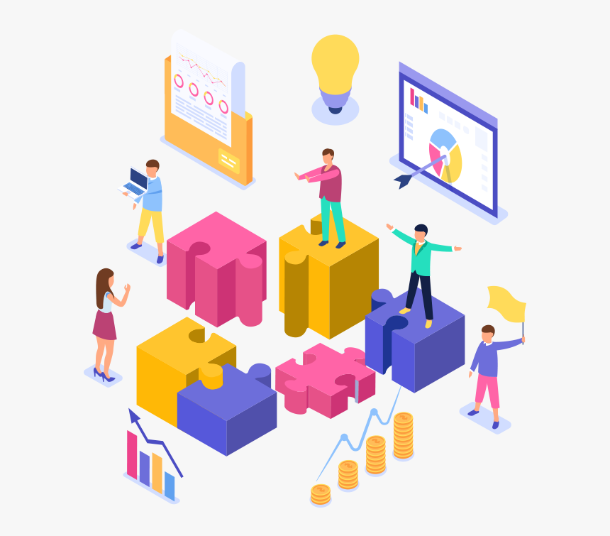 Family Business Isometric - Isometric Team Success, HD Png Download, Free Download