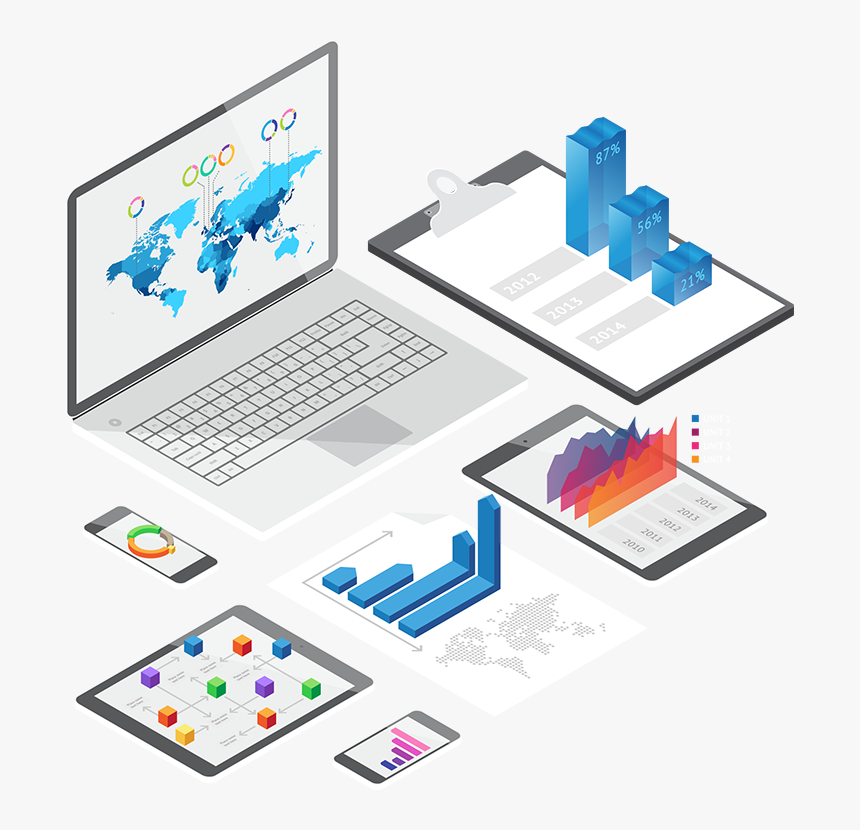 Mobile App Development - Infographic Isometric Png, Transparent Png, Free Download