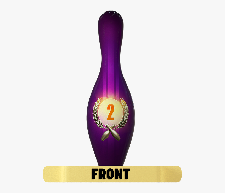 2nd Place - Purple - Ten-pin Bowling, HD Png Download, Free Download