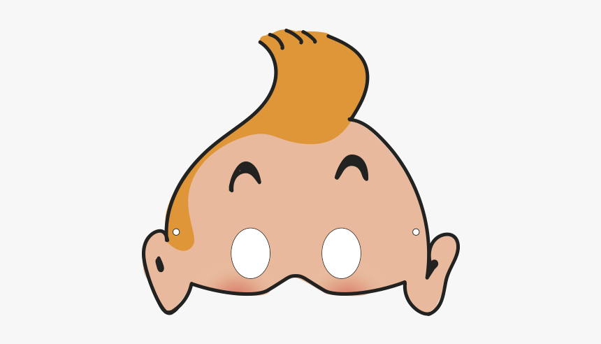 Careta Tintin - Careta De Tintin, HD Png Download, Free Download