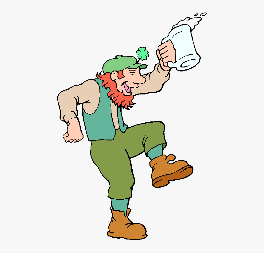 Drunk Irishman Dancing Bib Clipart , Png Download - Animated Gif Irish Jig Irish Dance Gif, Transparent Png, Free Download