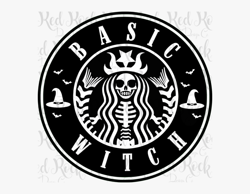 Basic Witch Starbucks Logo, HD Png Download, Free Download
