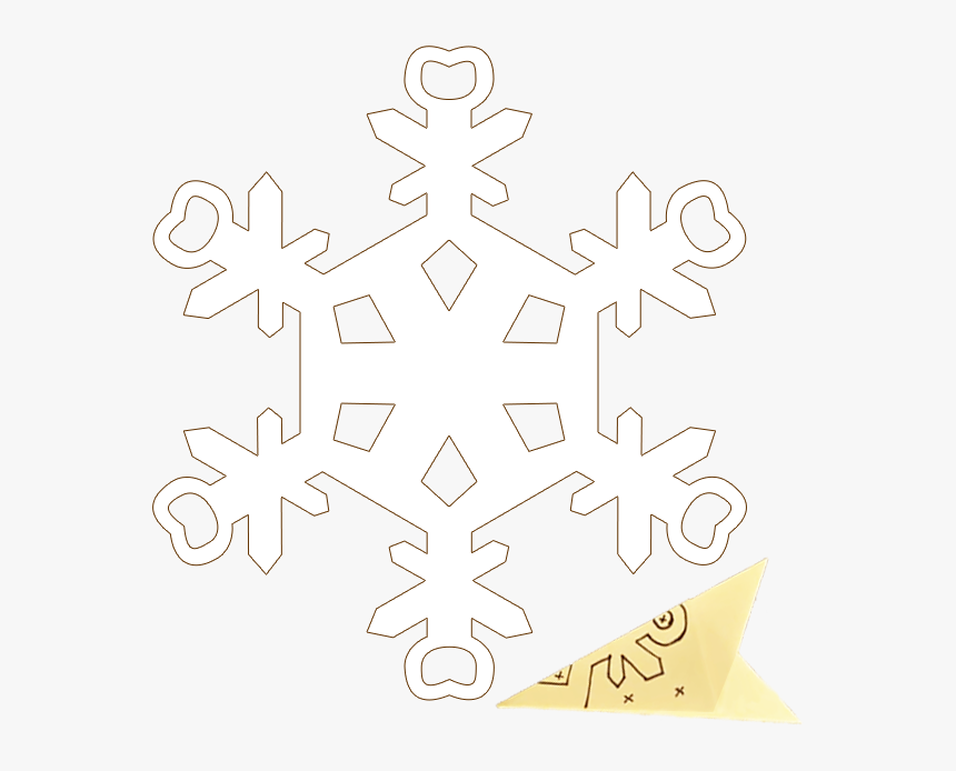 Transparent Snowflake Png Background - Motif, Png Download, Free Download