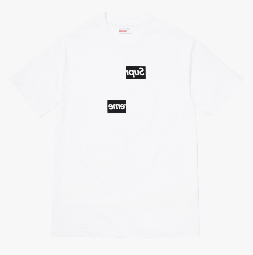 Supreme Cdg Split Box Logo Tee , Png Download - Emerica 8 Baller Tee, Transparent Png, Free Download