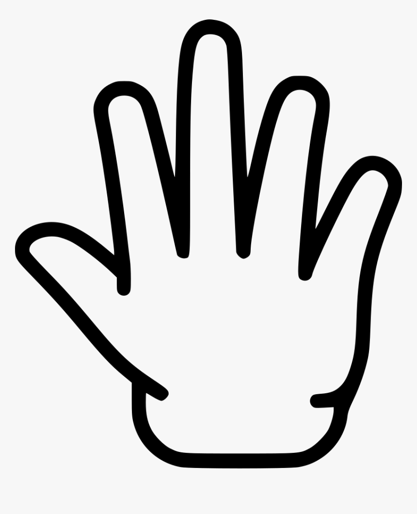 Release Hand Fingers Five - Finger, HD Png Download, Free Download