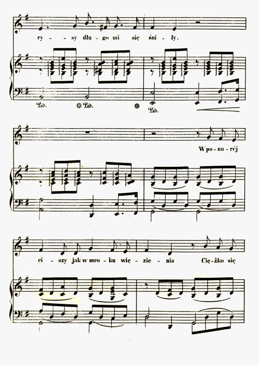 Wspomnienie Z Puszkina Page06 - Sheet Music, HD Png Download, Free Download