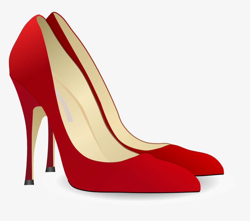 Chaussures Rouges À Talons Image Vecteurs Cliparts - High Heels Clipart, HD Png Download, Free Download