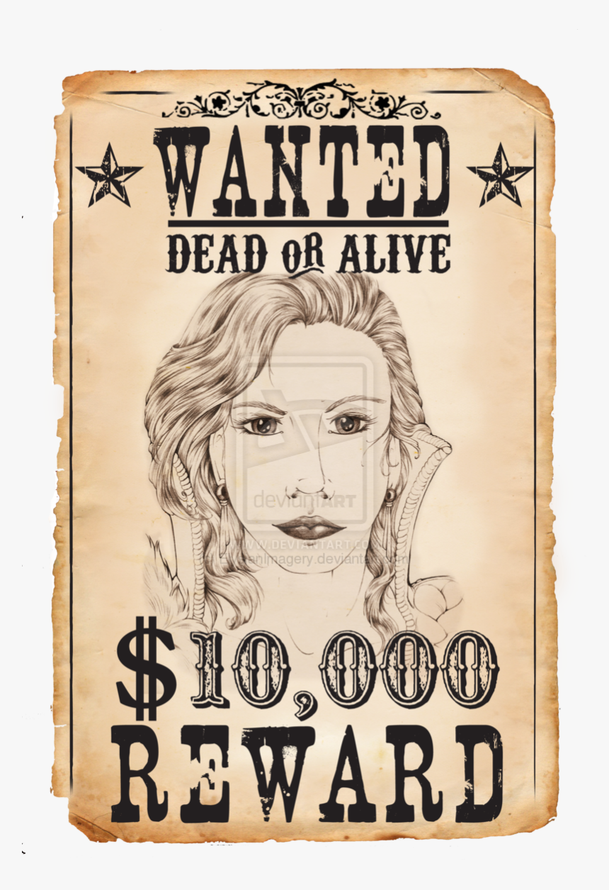 Dead Clipart Alive - Wanted Poster, HD Png Download, Free Download