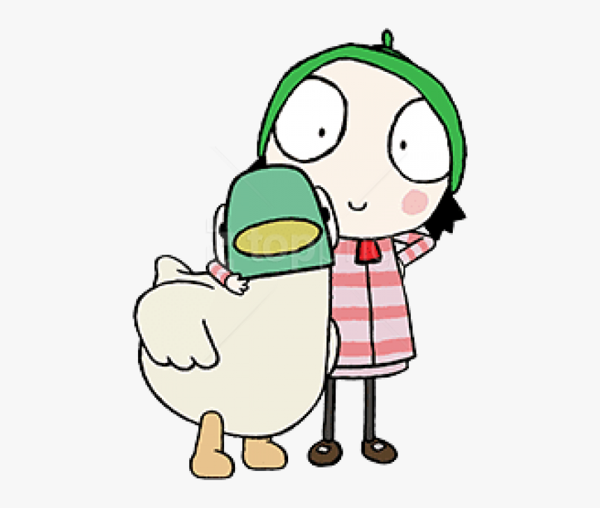 Free Png Download Sarah Holding Duck Clipart Png Photo - Sarah & Duck, Transparent Png, Free Download