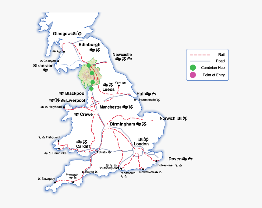 Getting To Cumbria - Nearest Airport To Lake District, HD Png Download, Free Download