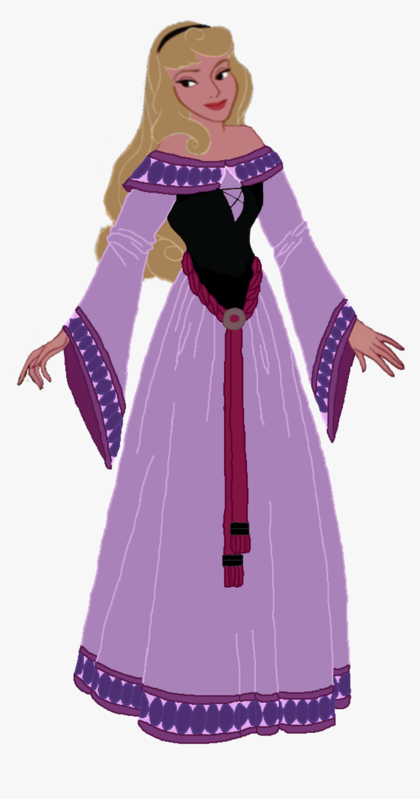 My Redesign Of Aurora"s Peasant Dress - Belle Peasant Dress Transparent, HD Png Download, Free Download