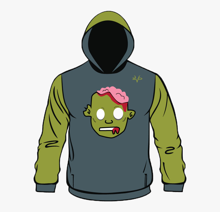 Evo Zombie Halloween Hoodie - Hoodie, HD Png Download, Free Download