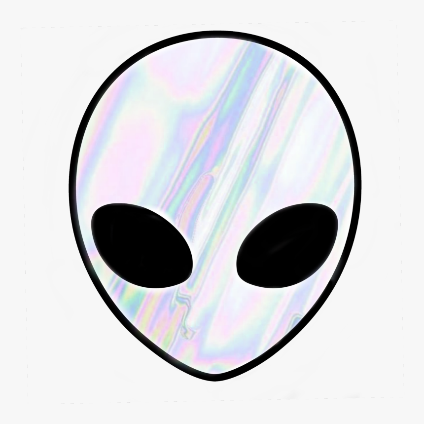 #alien #holo #aliens #holographic #holoalien #holographicalien - Circle, HD Png Download, Free Download