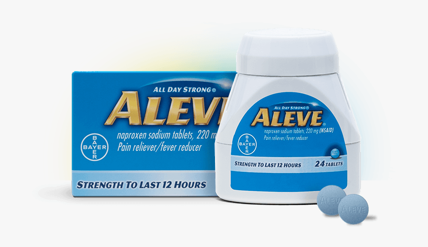 Aleve Caplets For Pain Relief - Cosmetics, HD Png Download, Free Download