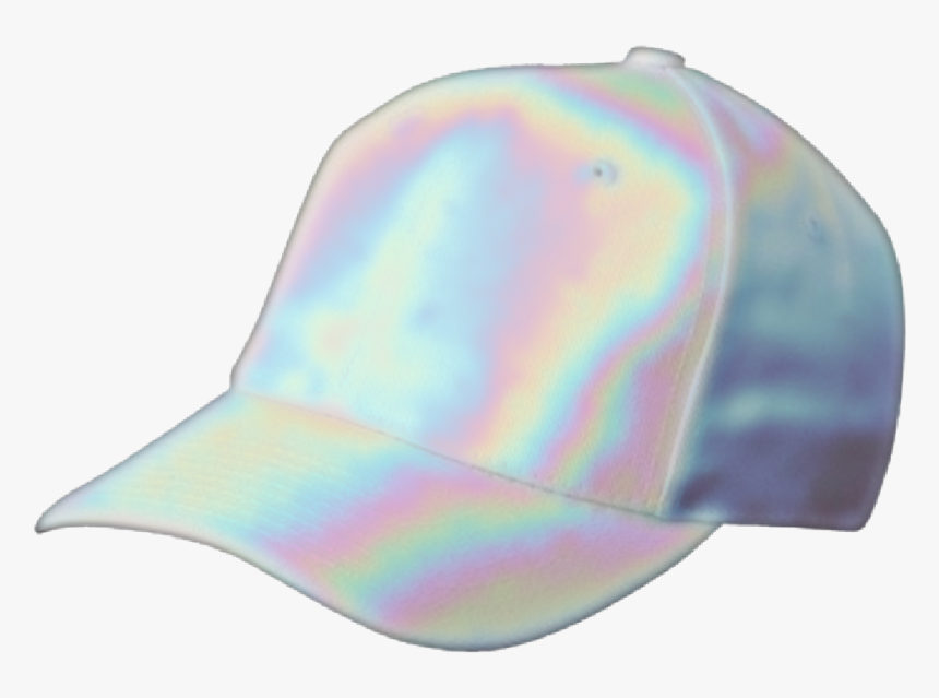 #holo #holographic #hat #cap #baseballcap #png #freetoedit - Baseball Cap, Transparent Png, Free Download