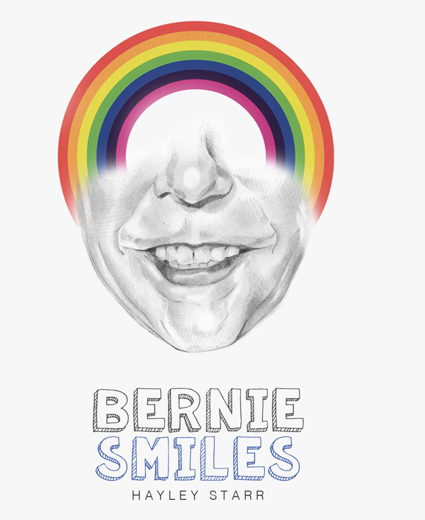 Bernie Smiles To Print - Sketch, HD Png Download, Free Download