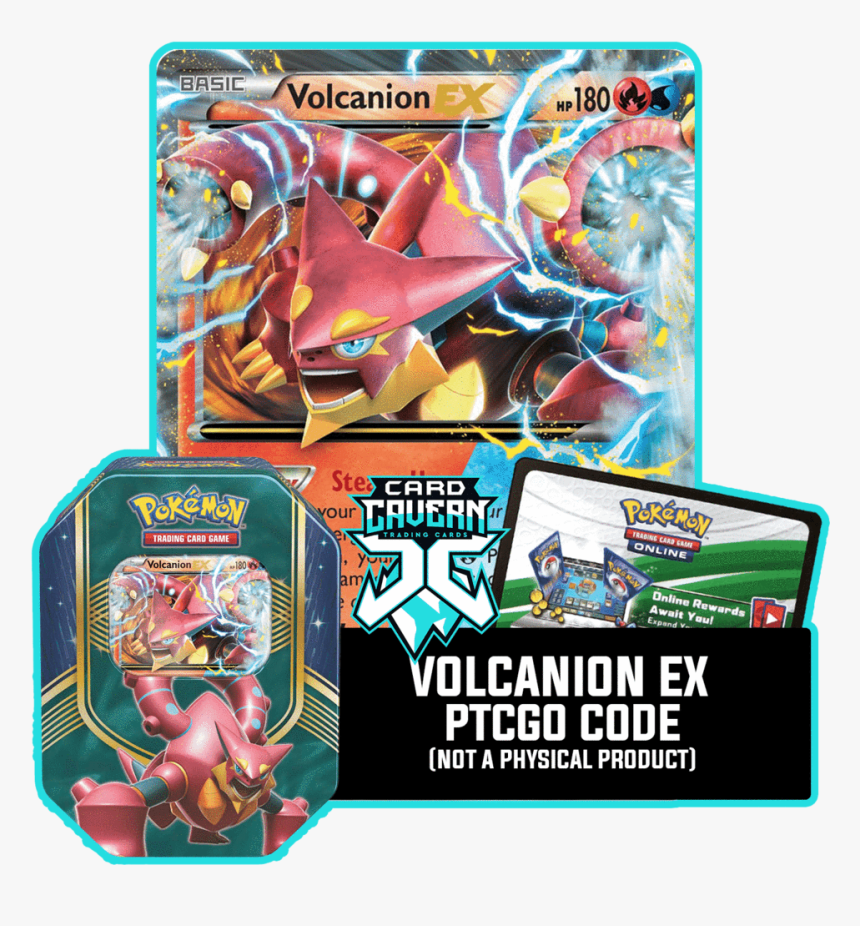 Carta Pokemon Volcanion Ex, HD Png Download, Free Download