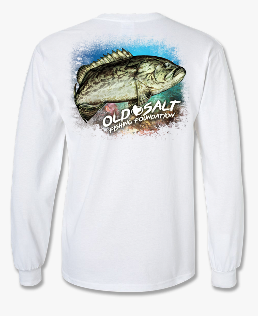 Long Sleeve Cotton Blend Fishing T-shirt - Sweatshirt, HD Png Download, Free Download