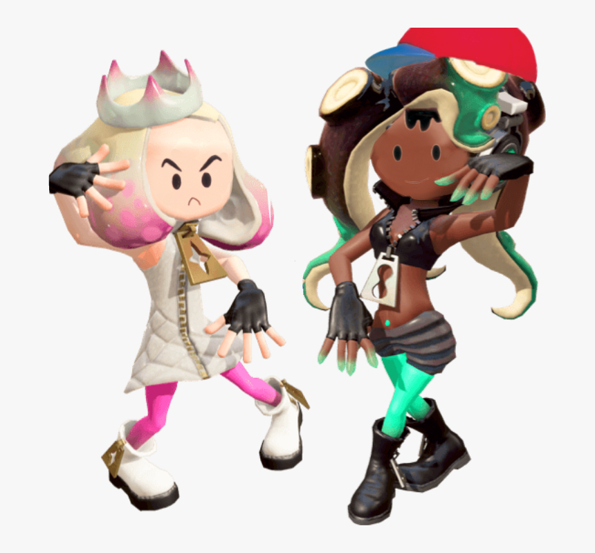 Poo And Ness But Off The Hook Cause My Friend Found - Splatoon 2 Pearl Png, Transparent Png, Free Download