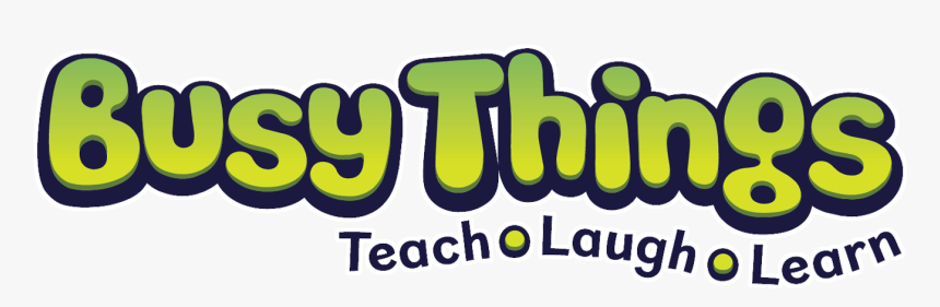 Teach Laugh Learn Logo - Busy Things, HD Png Download, Free Download