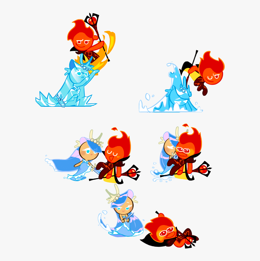 Fire Spirit Sea Fairy Cookie, HD Png Download, Free Download